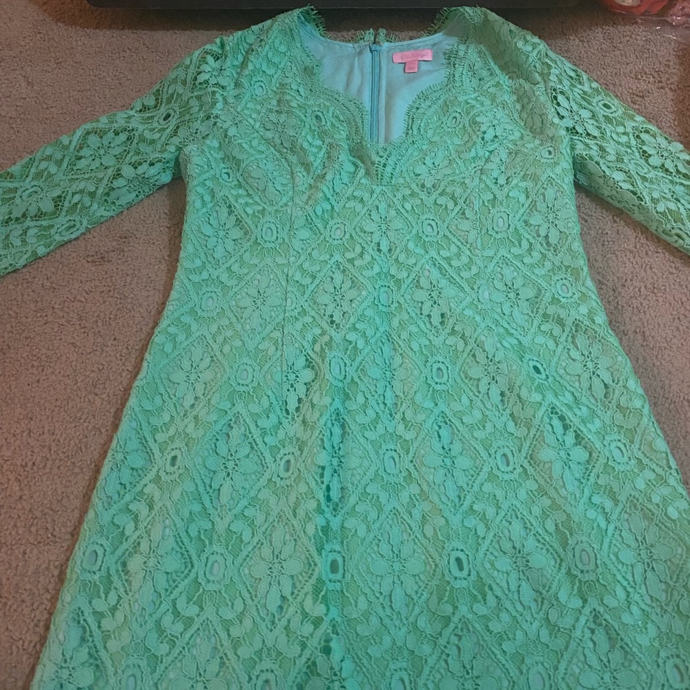 Lilly Pulitzer green dress